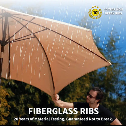 9FT Autotilt Patio Umbrella