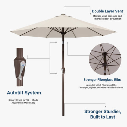 Patio Kingdom outdoor umbrella