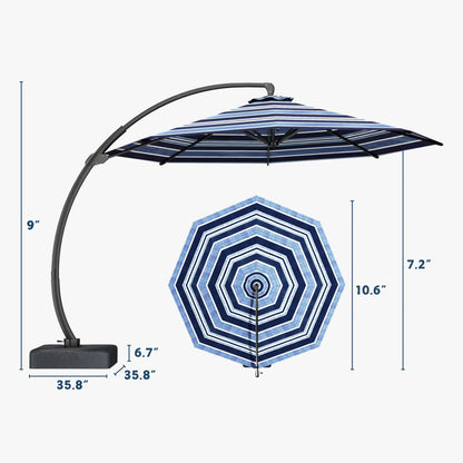patio kingdom cantilever umbrella