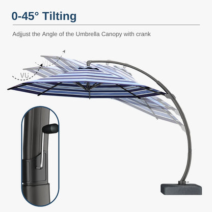 patio kingdom cantilever umbrella