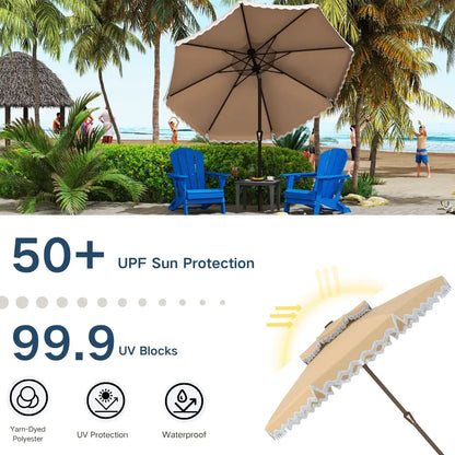 patio kingdom Fringe Patio Umbrella