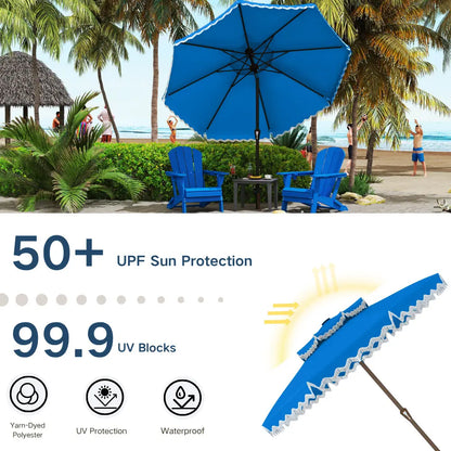 patio kingdom Fringe Patio Umbrella