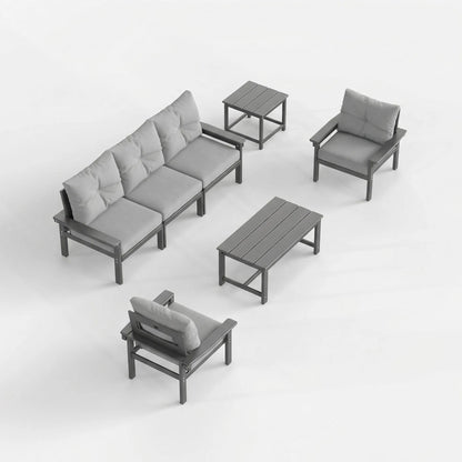 HDPE Sectional Patio Couch Set