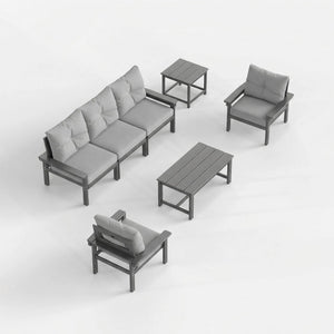 HDPE Sectional Patio Couch Set