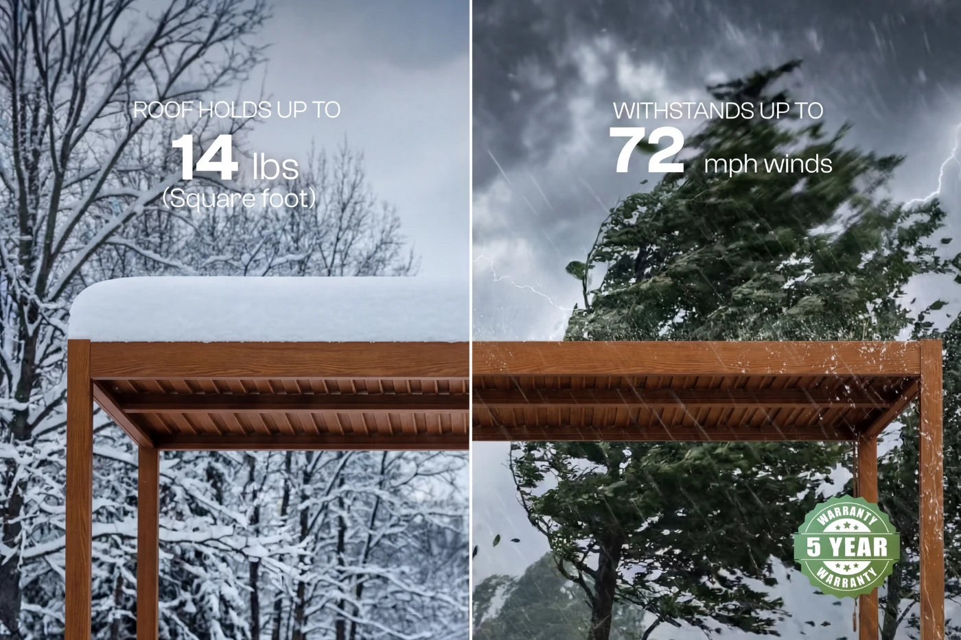 LUXOR™ Louvered Pergola