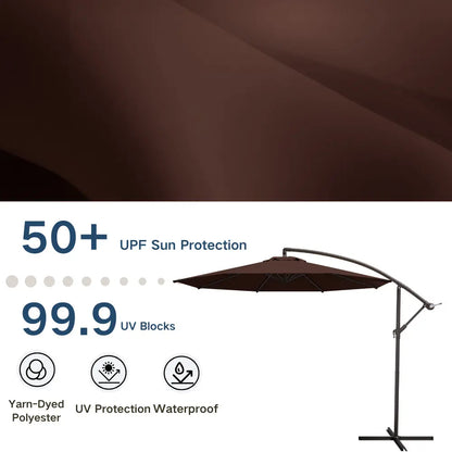 patio kingdom Offset Hanging Umbrella