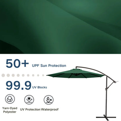 patio kingdom Offset Hanging Umbrella