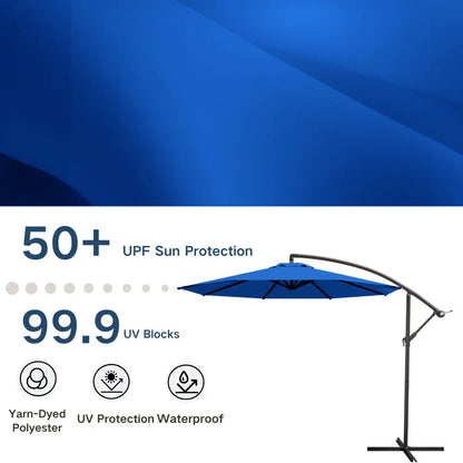 patio kingdom Offset Hanging Umbrella