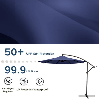 patio kingdom Offset Hanging Umbrella