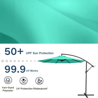 patio kingdom Offset Hanging Umbrella