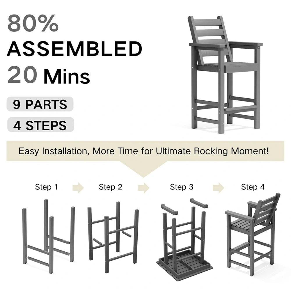 Adirondack Bar Set