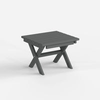 HDPE Outdoor Side Table & Footrest