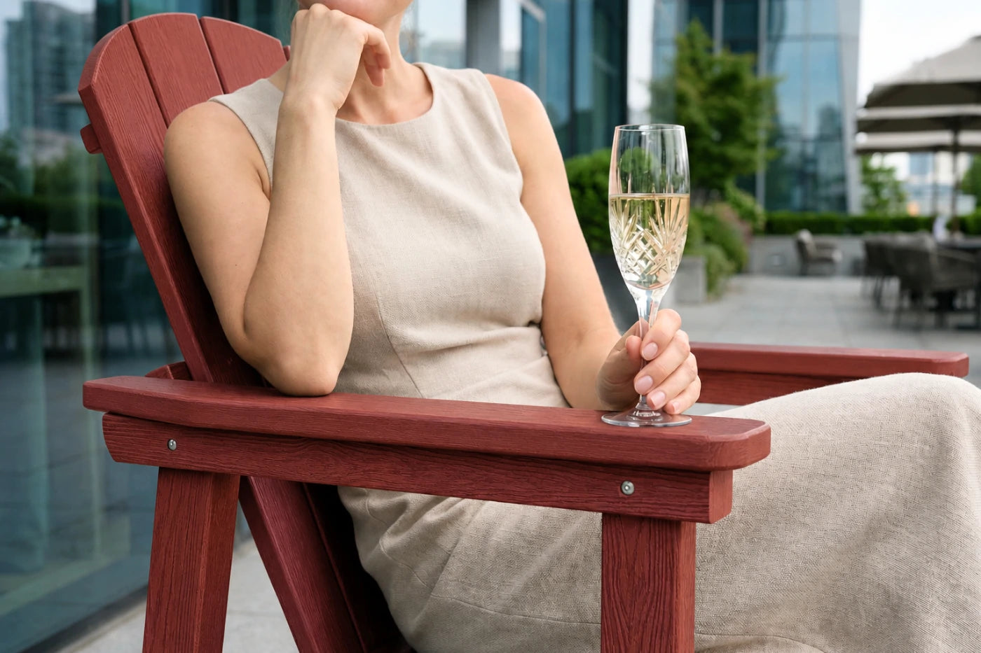 Perli™ Adirondack Swivel Glider Chair