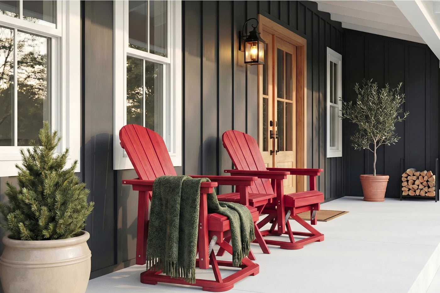 Perli™ Adirondack Swivel Glider Chair