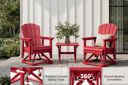 Perli™ Adirondack Swivel Glider Chair