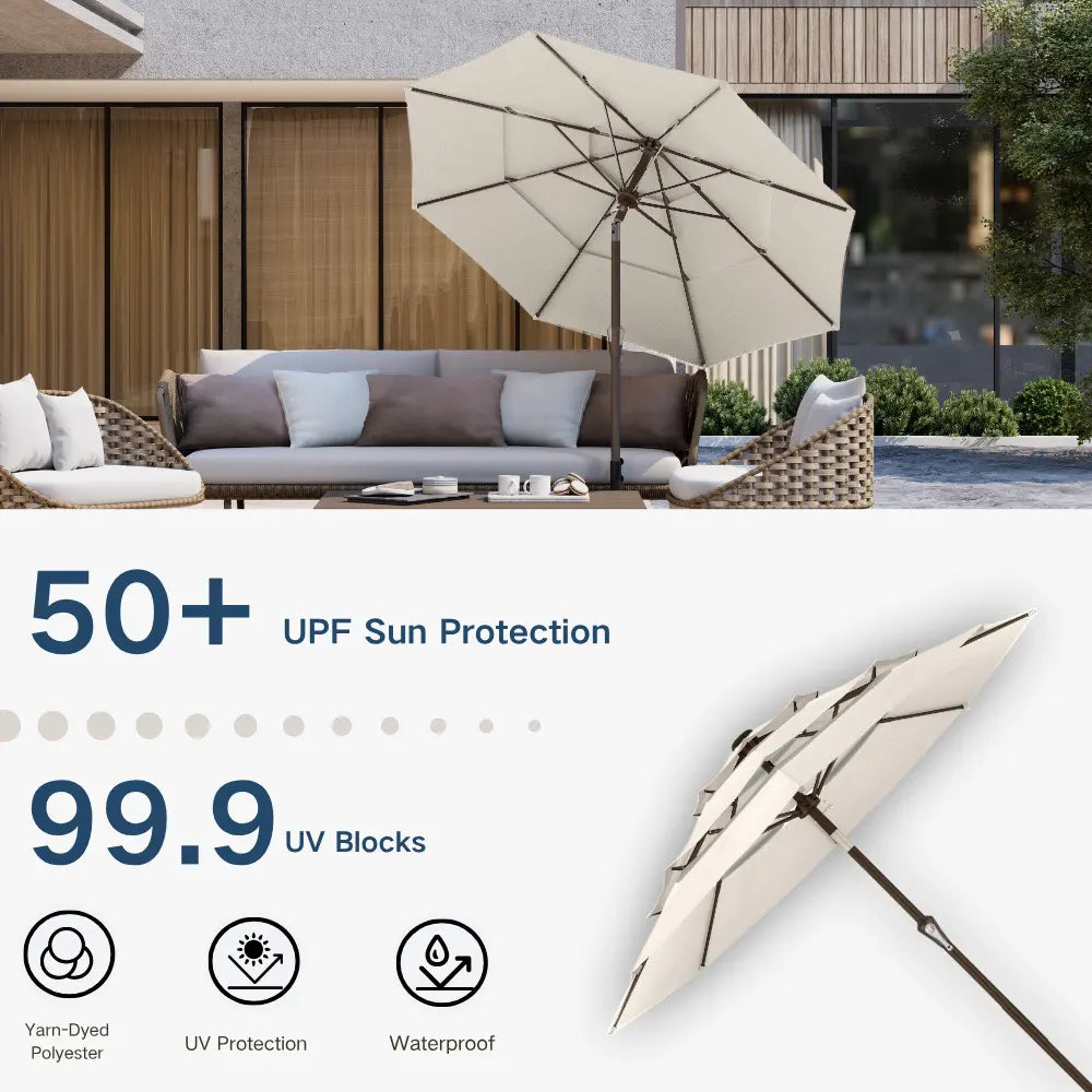 patio kingdom autotilt patio umbrella