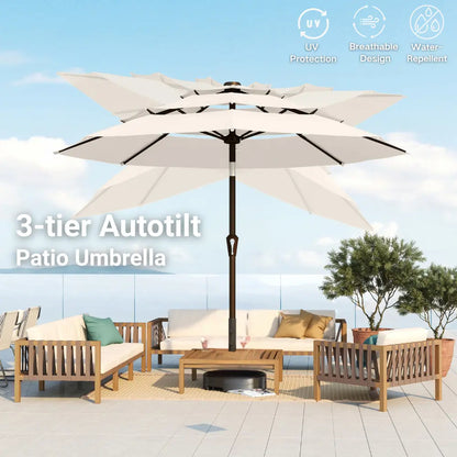 patio kingdom autotilt patio umbrella