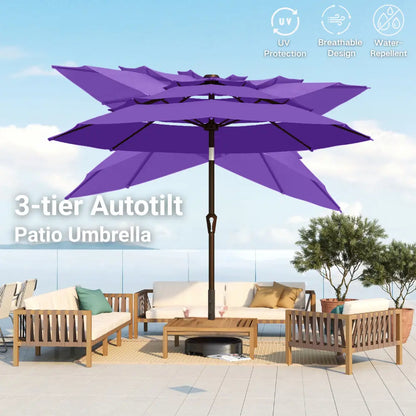 patio kingdom autotilt patio umbrella