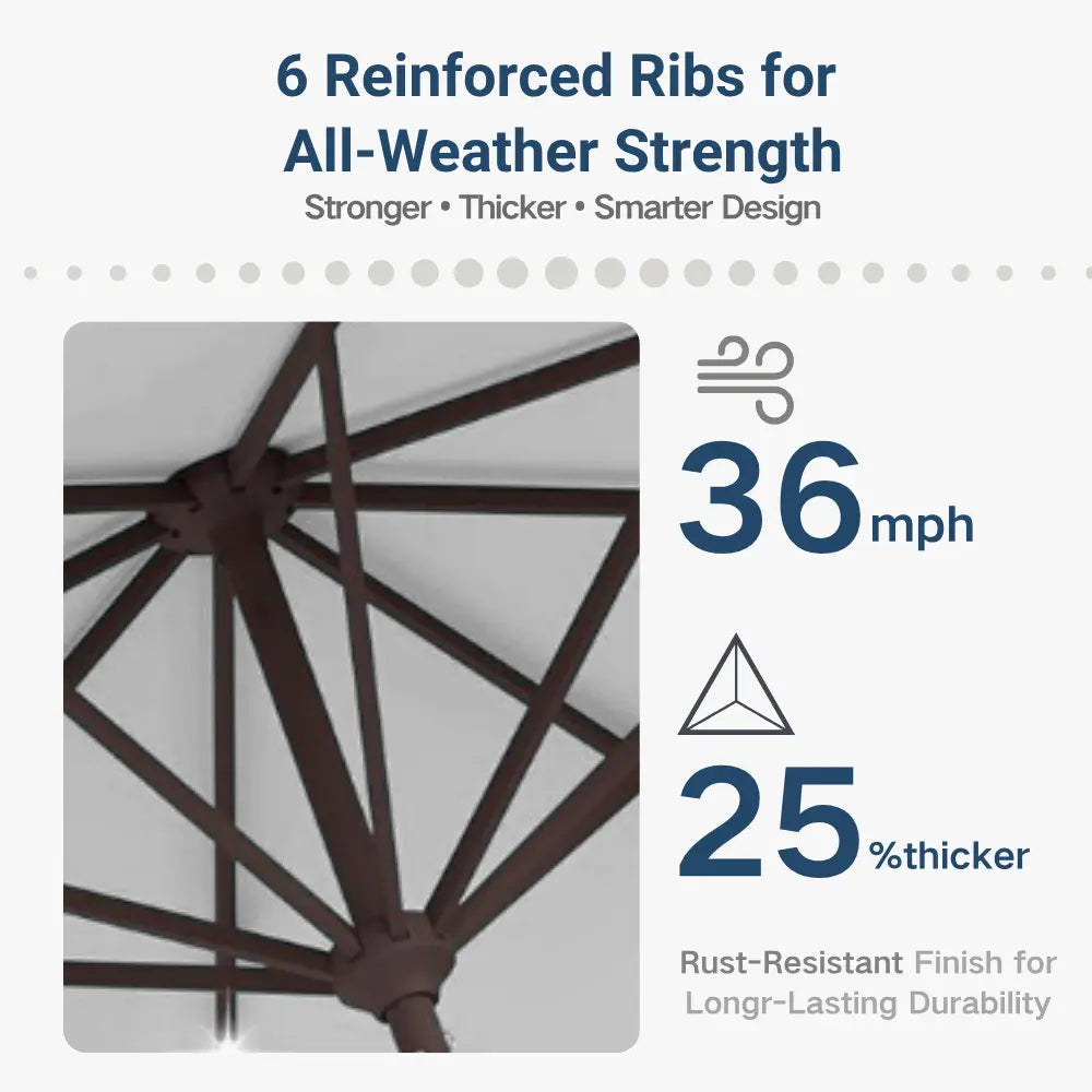 patio kingdom autotilt patio umbrella