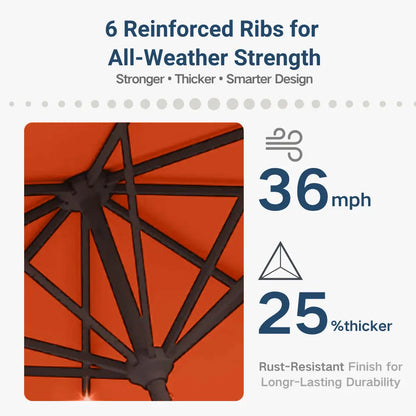 patio kingdom autotilt patio umbrella