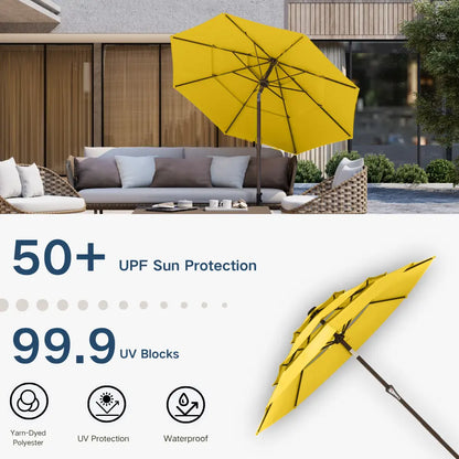 patio kingdom autotilt patio umbrella