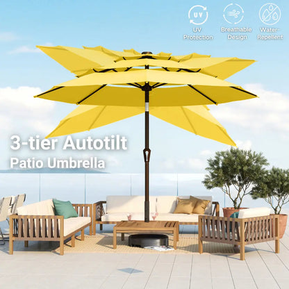 patio kingdom autotilt patio umbrella