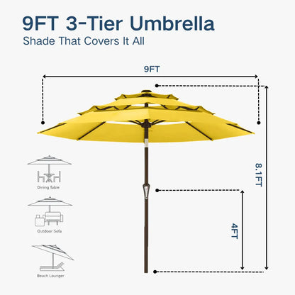 patio kingdom autotilt patio umbrella