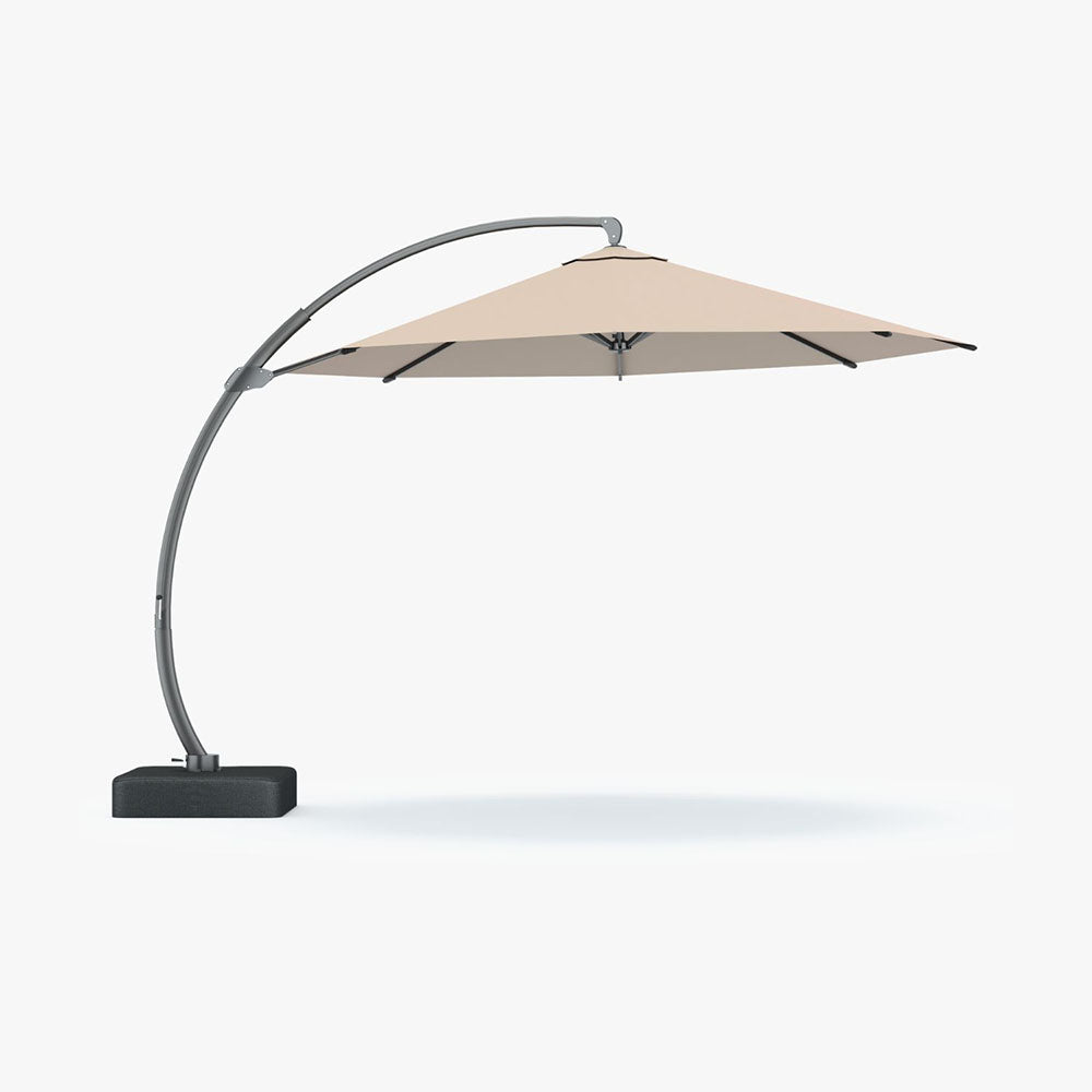 Patio Kingdom cantilever umbrella#color_beige