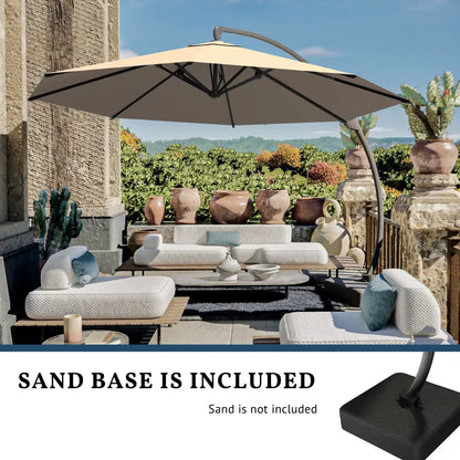 Patio Kingdom cantilever umbrella