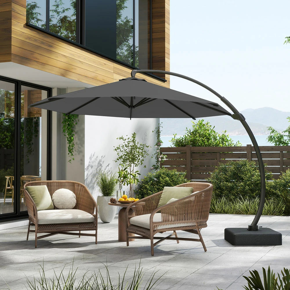 Patio Kingdom cantilever umbrella