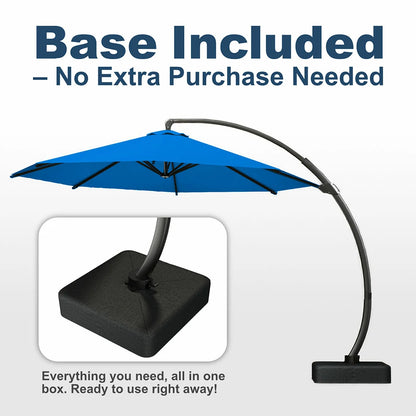 Patio Kingdom cantilever umbrella#color_indigo-blue
