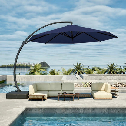Patio Kingdom cantilever umbrella