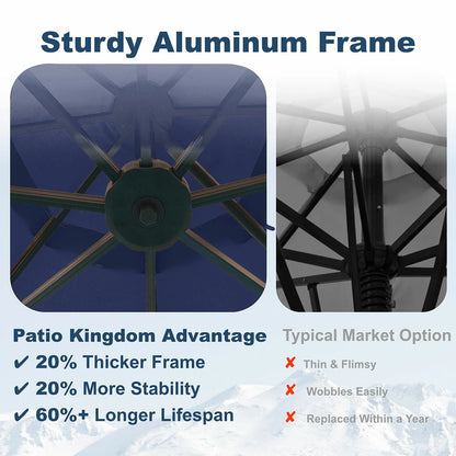 Patio Kingdom cantilever umbrella