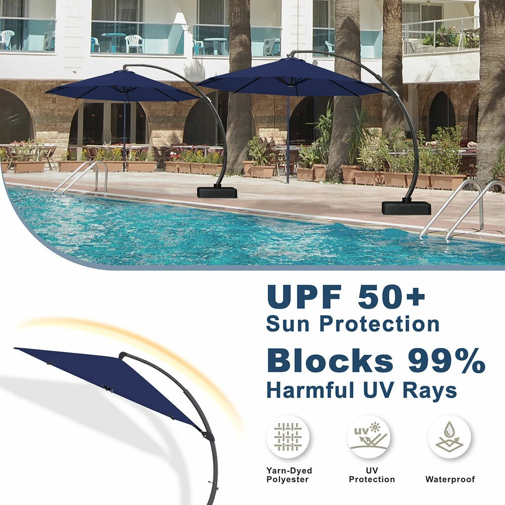 Patio Kingdom cantilever umbrella