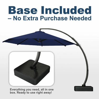 Patio Kingdom cantilever umbrella