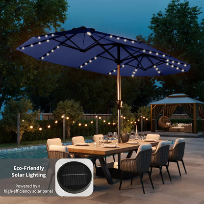 patio kingdom double sides patio umbrella  
