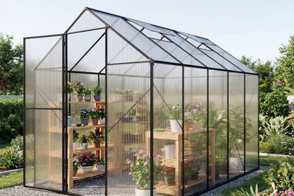 Polycarbonate Greenhouse with Aluminum Frame