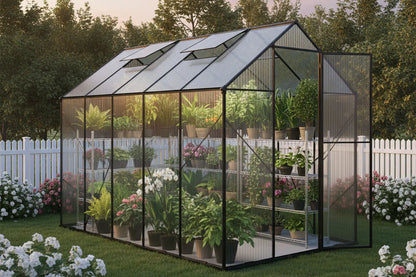 Polycarbonate Greenhouse with Aluminum Frame