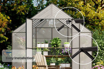 Polycarbonate Greenhouse with Aluminum Frame