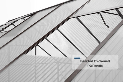 Polycarbonate Greenhouse with Aluminum Frame