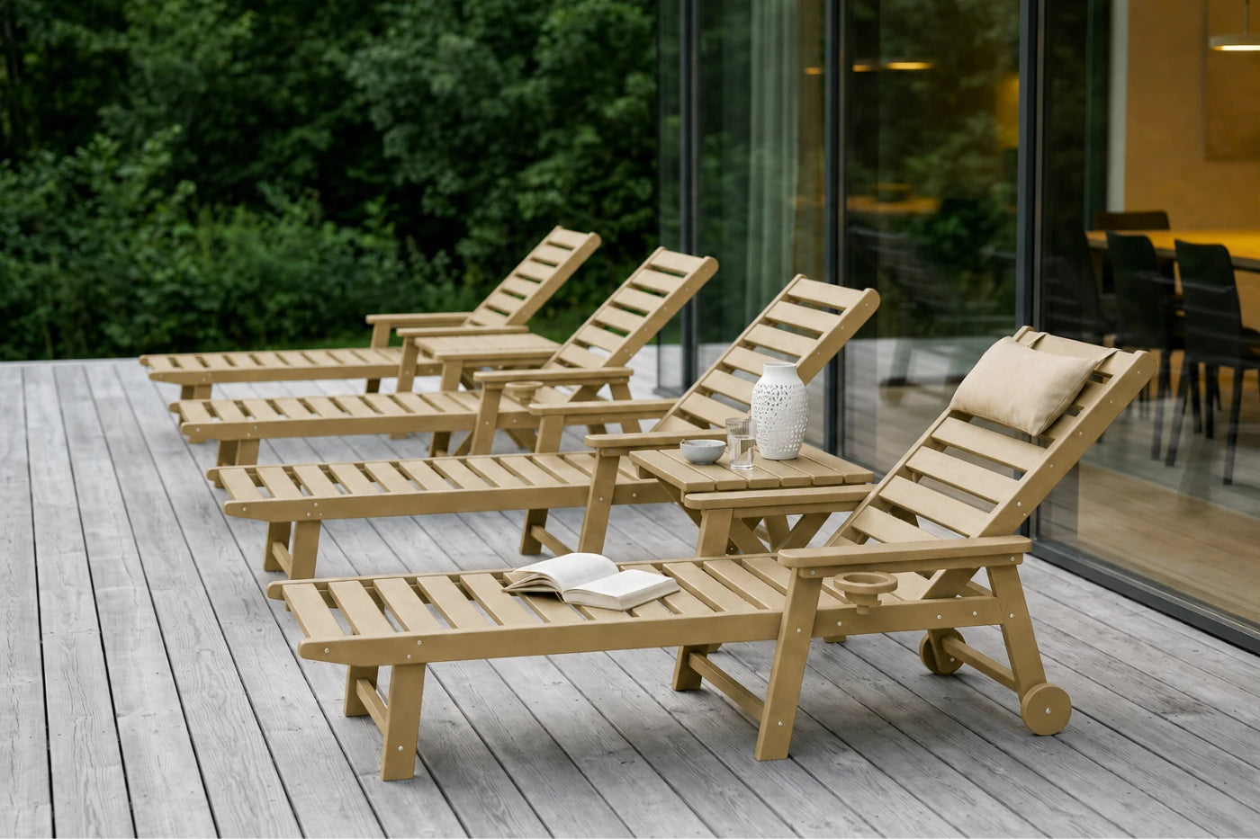 HDPE Outdoor Lounge Chair