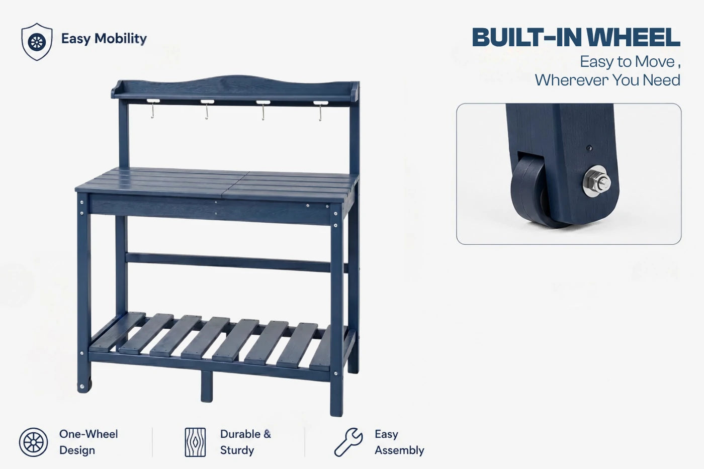 HDPE Outdoor Potting Bench