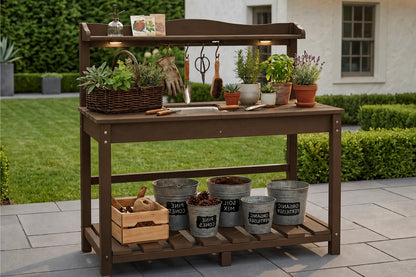 HDPE Outdoor Potting Bench