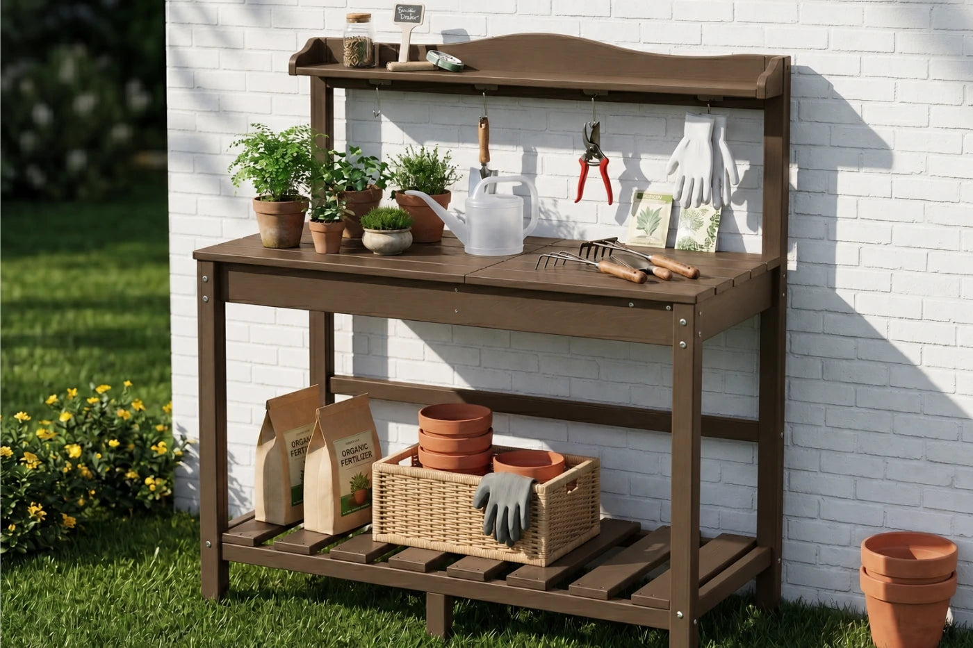 HDPE Outdoor Potting Bench