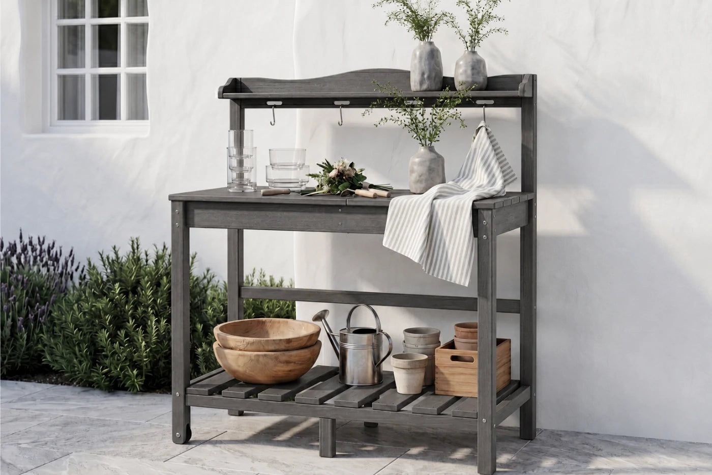 HDPE Outdoor Potting Bench