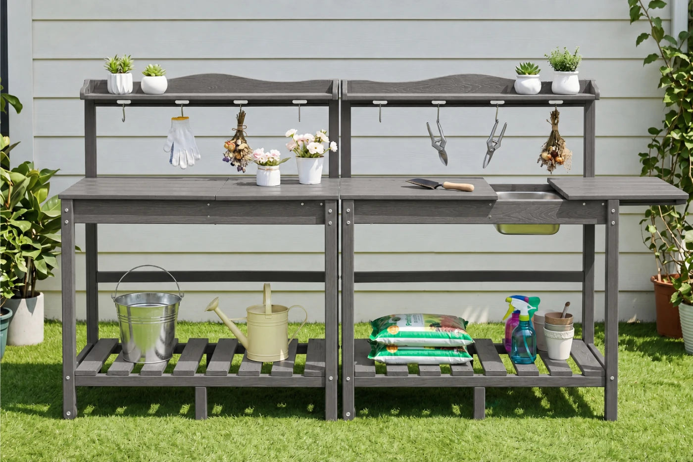 HDPE Outdoor Potting Bench