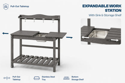 HDPE Outdoor Potting Bench