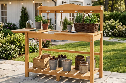 HDPE Outdoor Potting Bench