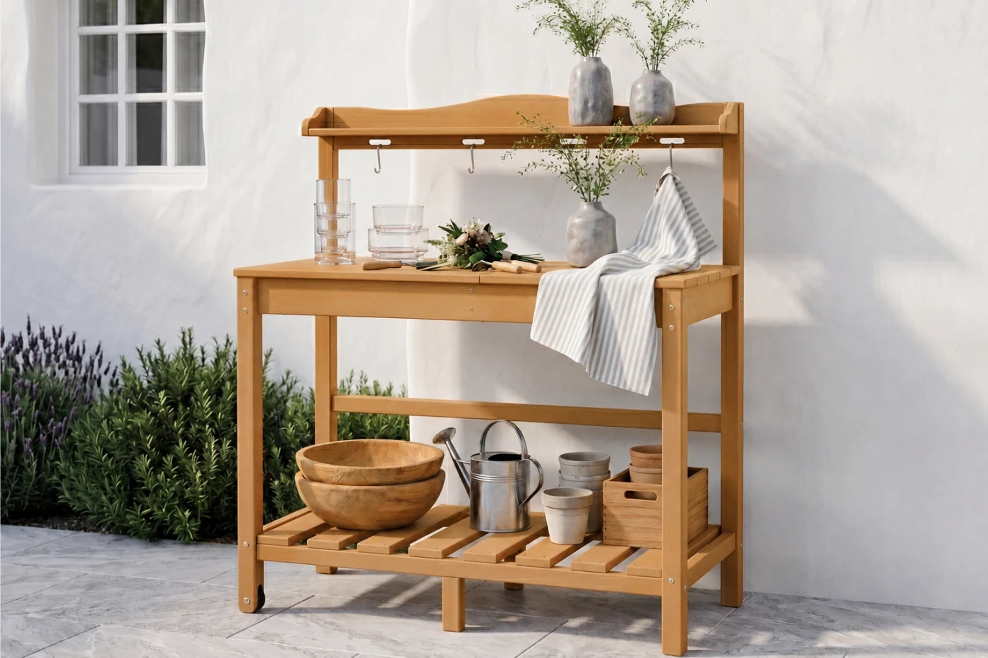 HDPE Outdoor Potting Bench