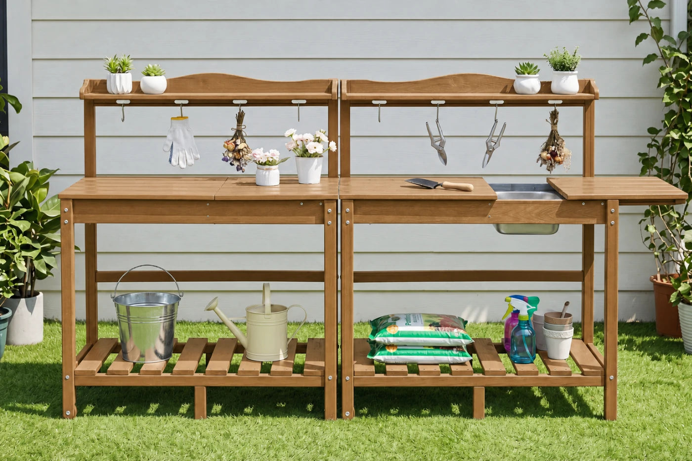 HDPE Outdoor Potting Bench